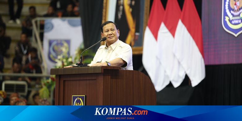 Prabowo Bicara Pentingnya Desa di Depan Ribuan Kades, Singgung Tentara yang Mau Perang Butuh Beras