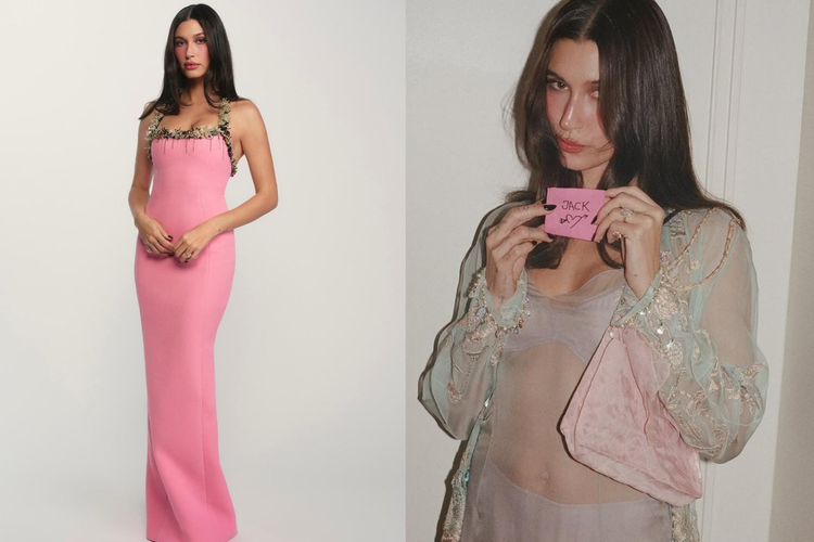 Gaun Chanel Pink Hailey Bieber di Academy Museum Gala, Ada Nama Jack