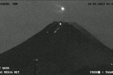 Obyek Bercahaya Melintasi Langit Gunung Merapi, Diduga Satelit Angkatan Udara Amerika
