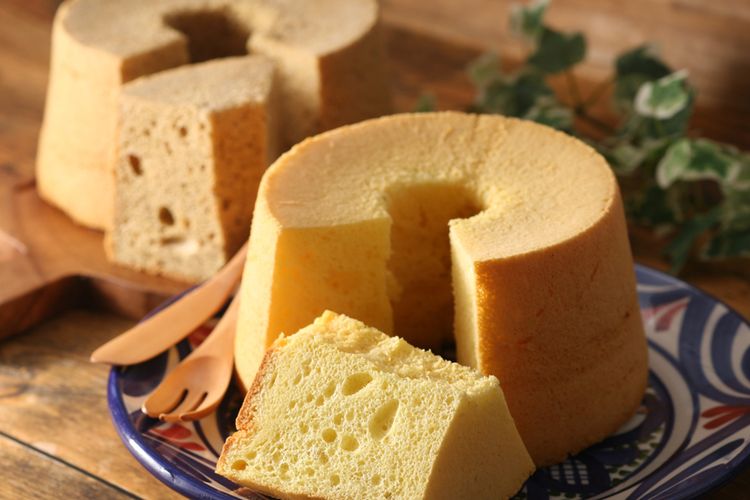 Resep Golden Chiffon Cake, Pakai Ubi Cilembu