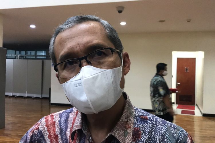 Wakil Ketua KPK Alexander Marwata ditemui di Gedung Merah Putih KPK, Jumat (19/11/2021).