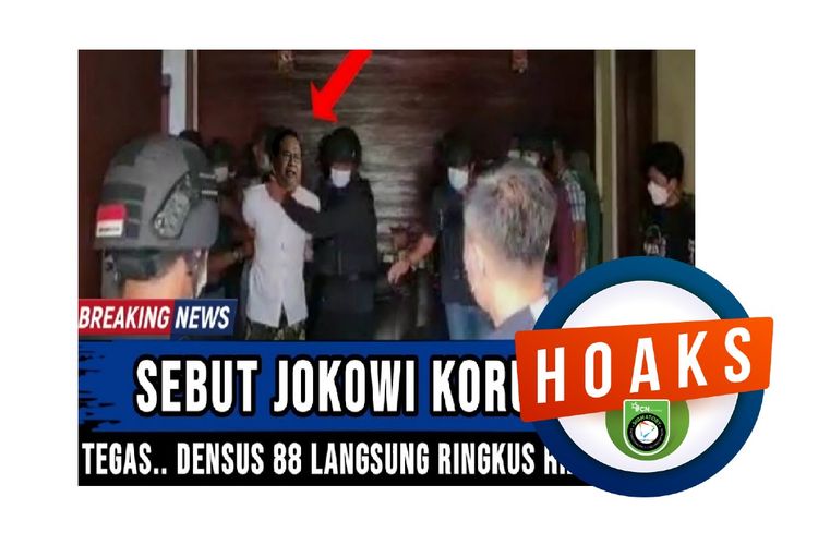 Hoaks, Rizal Ramli ditangkap Densus 88