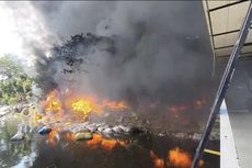 Kebakaran di Rawa Sengon, Api Diduga dari Pembakaran Sampah