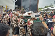 Jenazah Paul Ferdinand Ayorbaba Korban Pesawat Lion Air Tiba di Timika