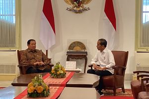 Usai Hibur Ratusan Penonton Pestapora Semalam, SBY Temui Jokowi di Istana