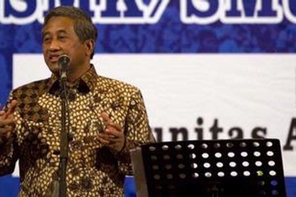 Menteri Pendidikan dan Kebudayaan, M Nuh.