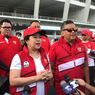 Rayakan HUT Ke-77 Kemerdekaan RI, PDIP Jogging bersama Media di GBK