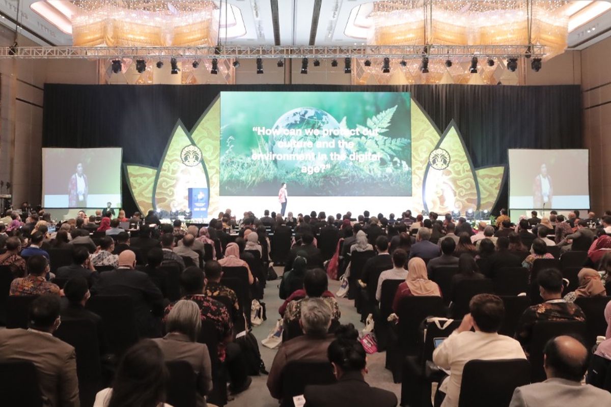 Konferensi pendidikan tingkat tinggi se-Asia Pasific, QS Highher Ed Summit Asia Pasifik 2022 di Hotel Intercontinental, Jakarta, Selasa (9/11/2022).