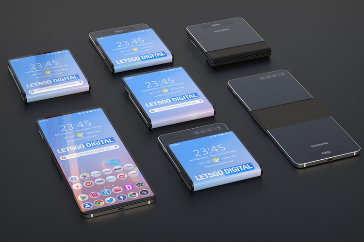 Rumor render Galaxy Fold 2