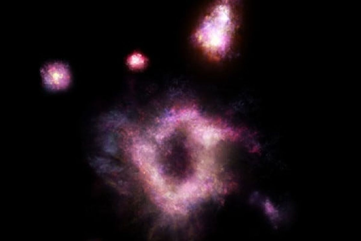 Galaksi cincin langka, R5519 mungkin tercipta selama tabrakan besar dan dahsyat antara dua galaksi di alam semesta.