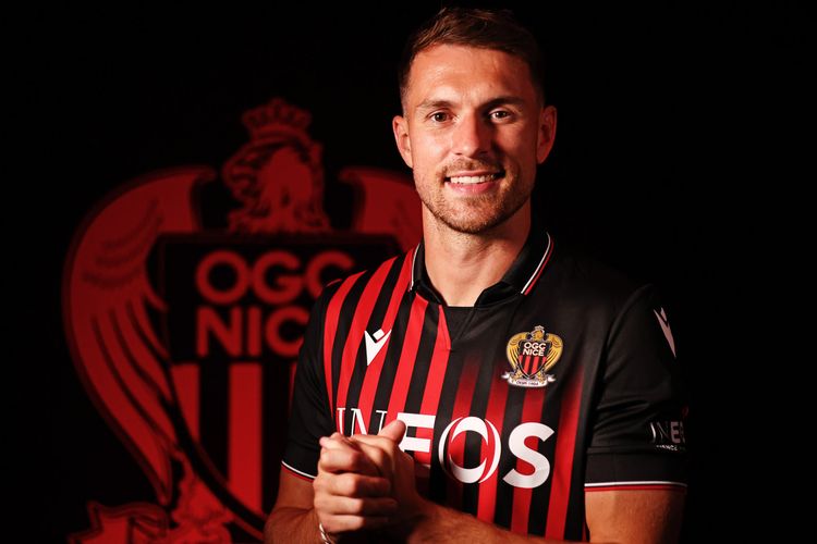 Klub Ligue 1, OGC Nice, resmi mendatangkan eks pemain Juventus dan Arsenal, Aaron Ramsey, pada Senin (1/8/2022).