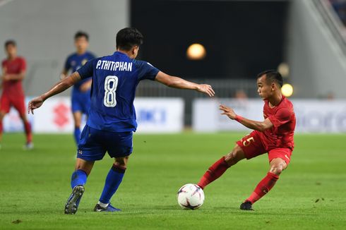 Timnas Thailand Vs Indonesia, Garuda Tertinggal 1-2 di Babak I