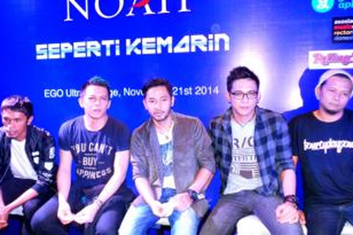 Grup band NOAH dalam jumpa pers peluncuran single kedua album Second Chance, 