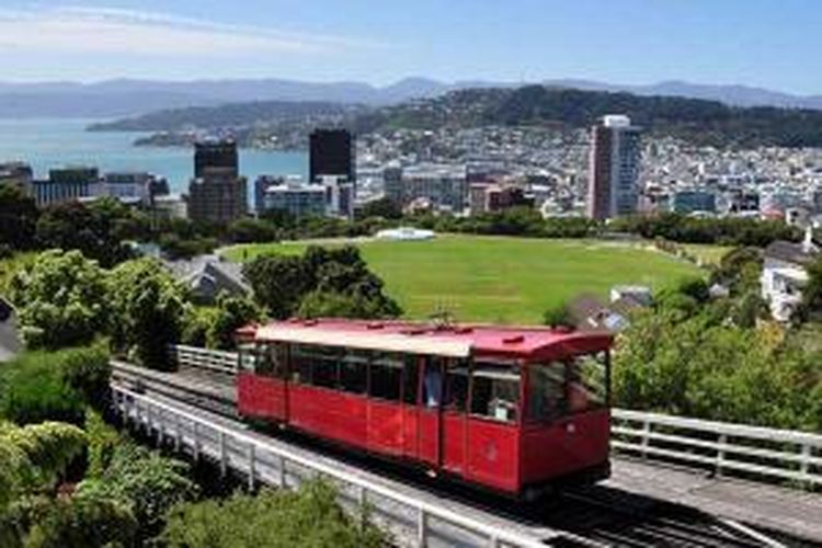 Kota Wellington di Selandia Baru.