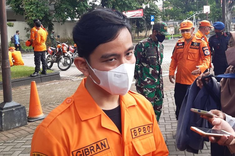 Wali Kota Solo Gibran Rakabuming Raka di Solo, Jawa Tengah, Rabu (17/11/2021).