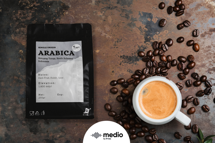Salah satu jenis biji kopi yang sering kita temui adalah Kopi arabica.