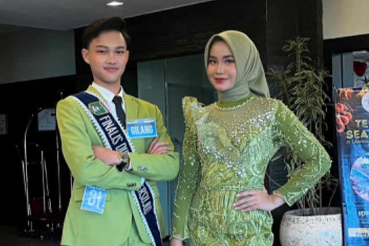 Putra Putri Pariwisata Tanah Bumbu 2024, Gilang Ramadhan dan Yasmine Clara Fredlinan Akbar.