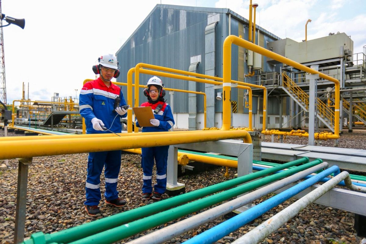 Ilustrasi pekerja PT Perusahaan Gas Negara Tbk (PGN).