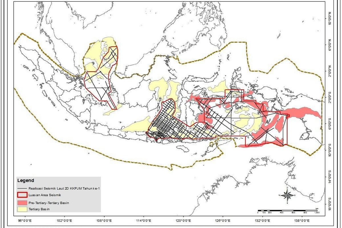 Peta area seismik