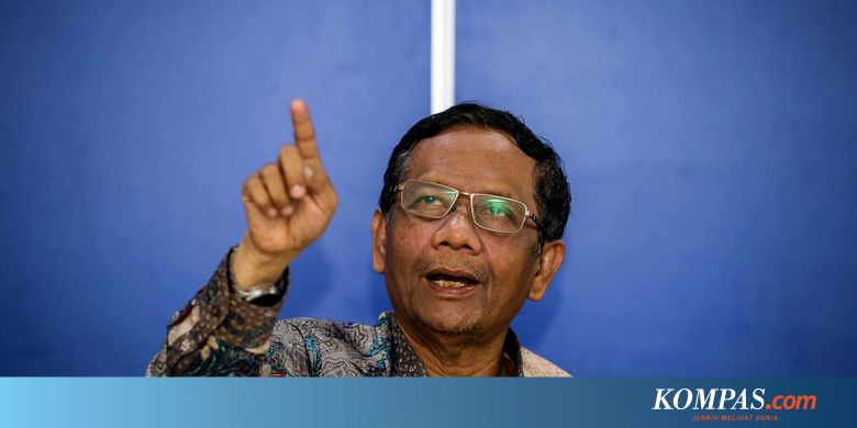 Mahfud MD: Jangan Pertentangkan Saya dengan Pak Moeldoko