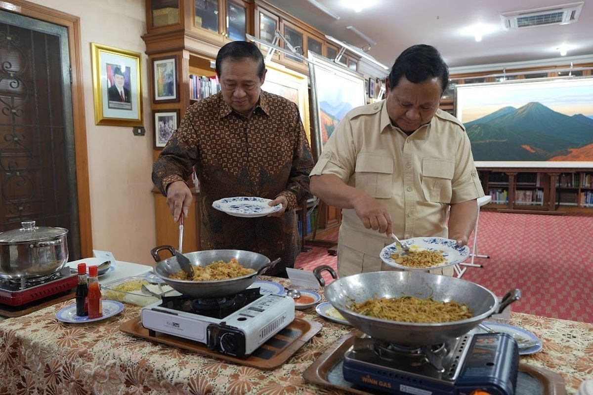 SBY Suguhi Prabowo Nasi Goreng, Dimaknai Welcome kepada Tamu yang Datang 