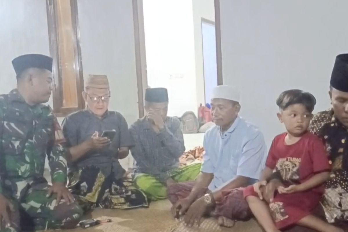 Gambar potongan video permintaan maaf wali murid atas nama M Zaini yang beredar di sejumlah kalangan, Kamis (18/9/2025).