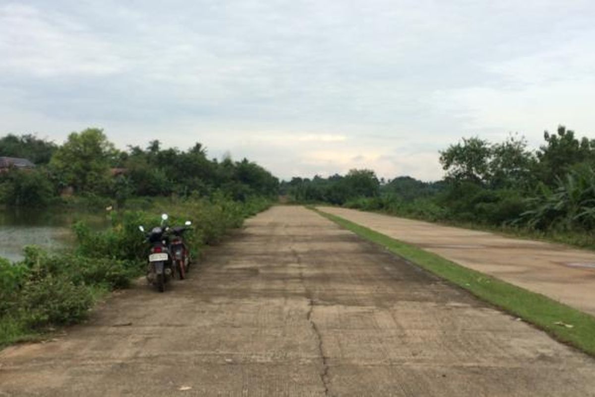 Lahan milik Pemprov DKI Jakarta yang akan dibangun Wisma Ciangir di Desa Ciangir, Legok, Kabupaten Tangerang, Jumat (28/10/2016).