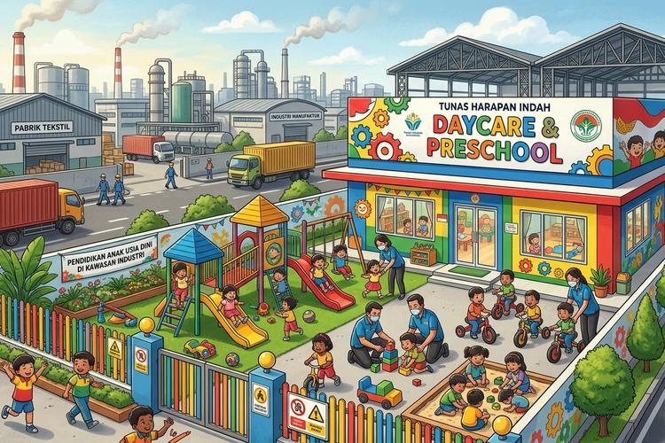 KSP Dudung Pastikan Layanan Daycare di Kawasan Industri Penuhi Standar