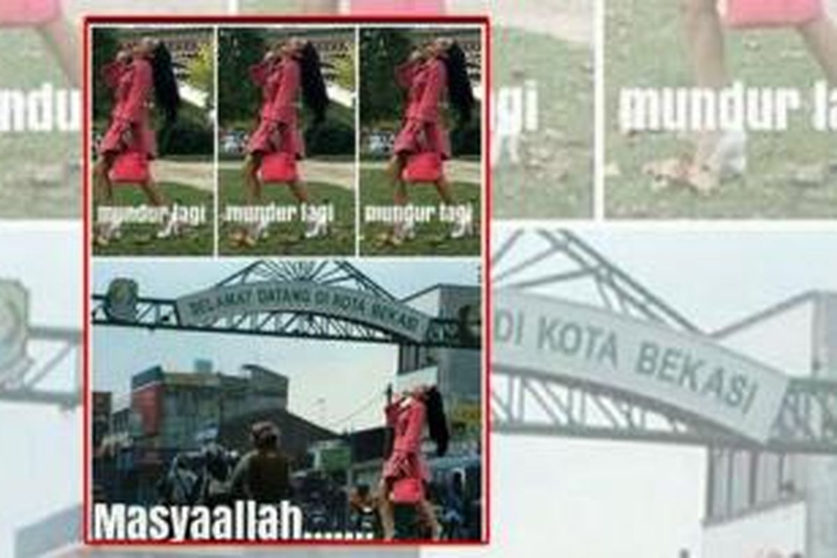 Syahrini jadi bahan olok-olokan terkait Bekasi.