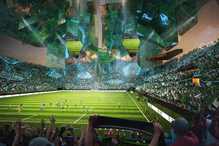NEOM Stadium di Arab Saudi.
