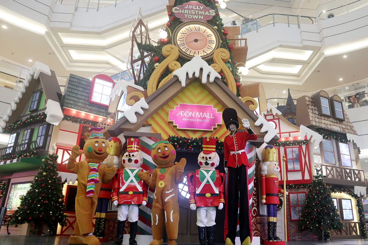 Jolly Christmas Town di Aeon Mall BSD