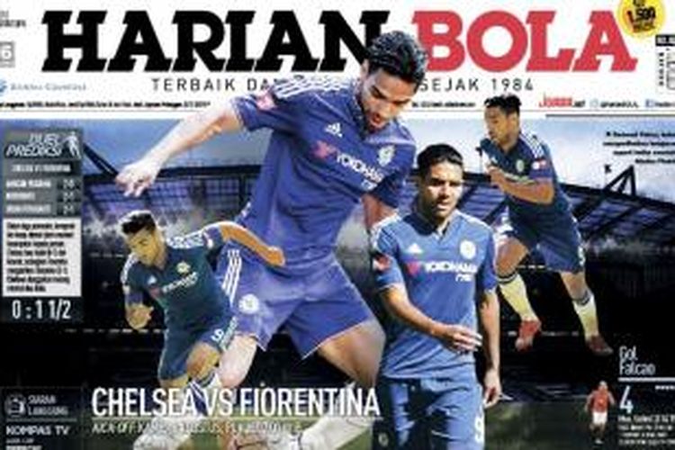 Cover Harian BOLA edisi Rabu (5/8/2015).