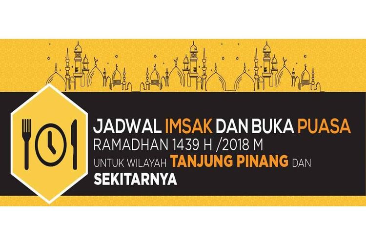 Jadwal Imsak dan buka puasa di Tanjung Pinang