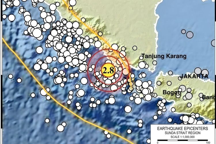 Gempa Beruntun Guncang Lampung, Tiga Kejadian Tercatat sejak Dini Hari
