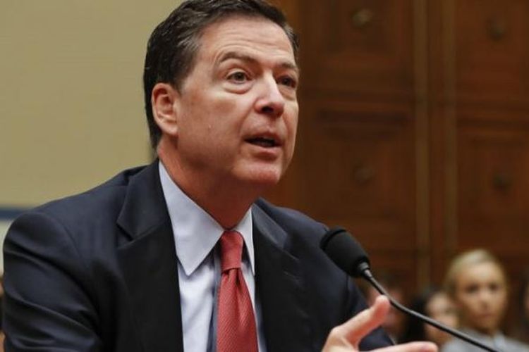 Direktur Biro Investigasi Federal (FBI) Amerika Serikat, James Comey.