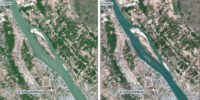 Air Sungai Mekong Berubah Jadi Biru Diduga Karena Bendungan China Apa Bahayanya Halaman All Kompas Com