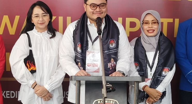 KPU Kediri Umumkan Hasil Pilkada 2024, Hanindhito-Dewi Unggul
