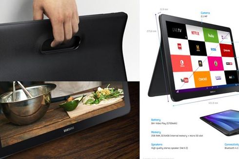 Samsung Resmikan Galaxy View, Gadget Android Terbesar