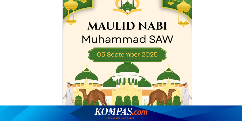 Link Download Poster dan Tema Maulid Nabi 2025