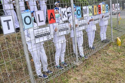 Buruh di Bekasi Bubarkan Diri, Aksi Demo Tolak UU Cipta Kerja Dilanjut Besok