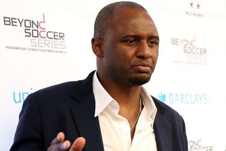 Patrick Vieira saat masih menukangi New York City FC. Kini dia menukangi klub peserta Premier League, Crystal Palace.