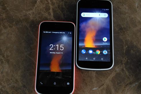 Menggenggam Si Mungil Nokia 1, Ponsel Android Go di Bawah Rp 1 Juta