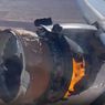 Video Mesin Pesawat Maskapai AS Terbakar di Udara Beredar di Twitter