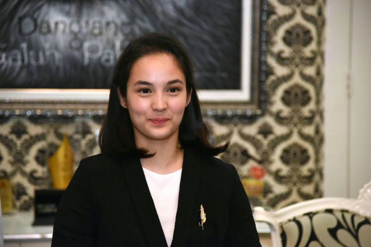 Chelsea Islan menjadi salah satu pembicara dalam Forum Toleransi Dunia di Purwakarta pada 22-24 Mei 2017.