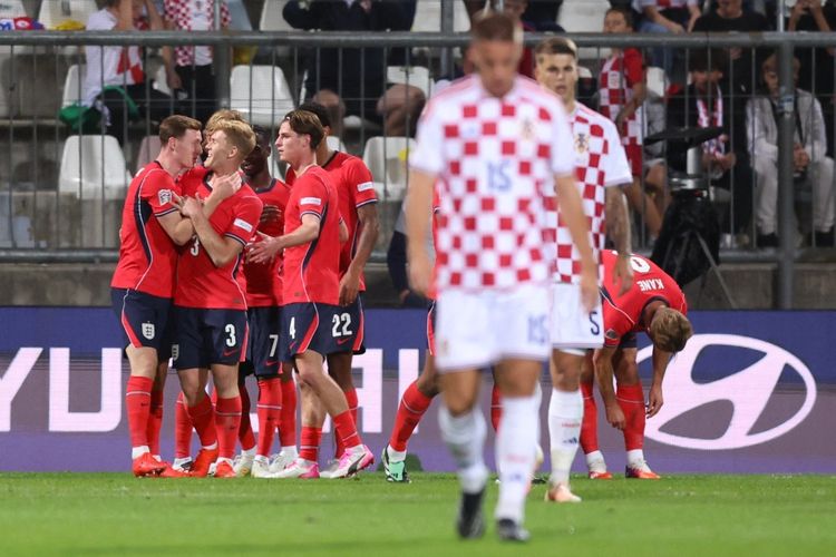 Hasil Kroasia Vs Inggris 0-7, Tiga Singa Tanpa Ampun di Rieka