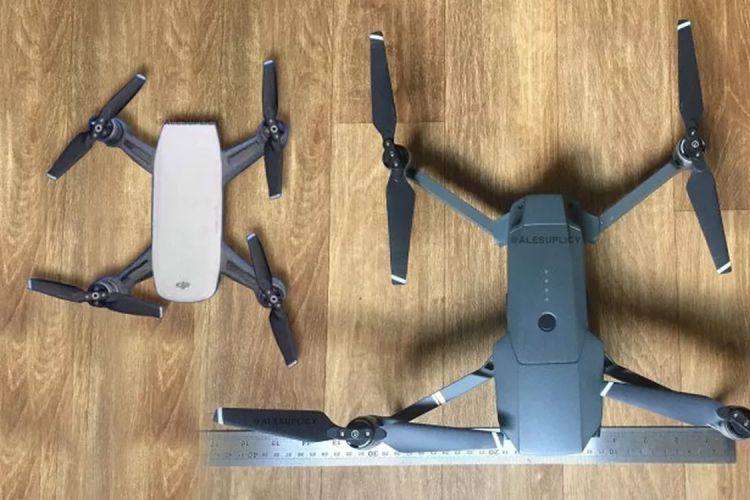 DJI Spark berbanding dengan DJI Mavic Pro