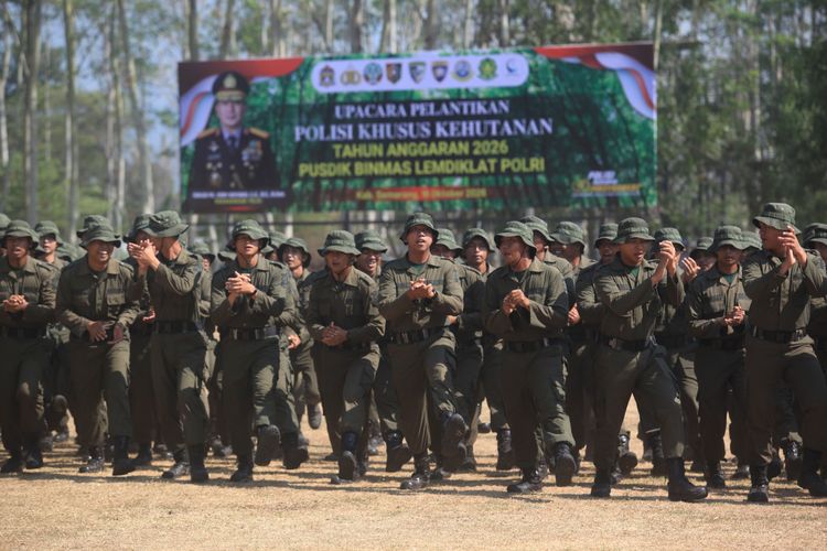 586 Polisi Khusus Kehutanan Selesai Pendidikan, Bakal Tangani Karhutla
