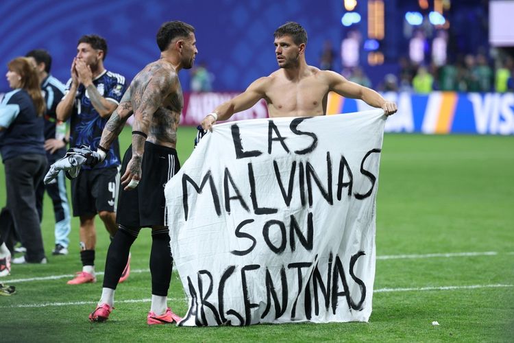 Timnas Argentina di Ambang Sanksi Imbas Kibarkan Spanduk Las Malvinas