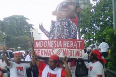 Simbol Kemenangan, Ogoh-ogoh Jokowi Diarak Keliling Kota