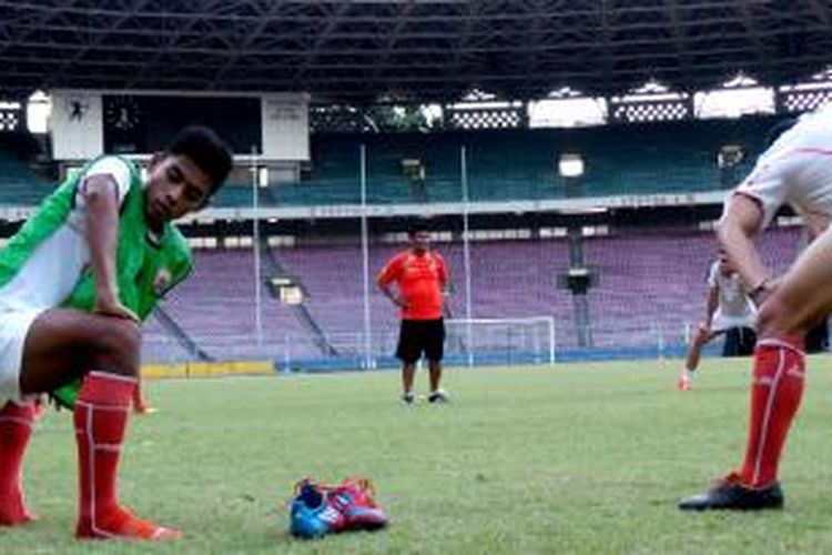 Pelatih Persija Jakarta, Benny Dollo. 